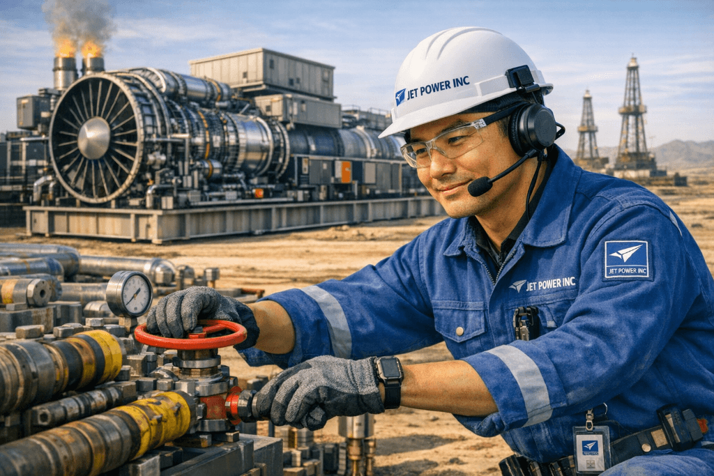 Field technician at work